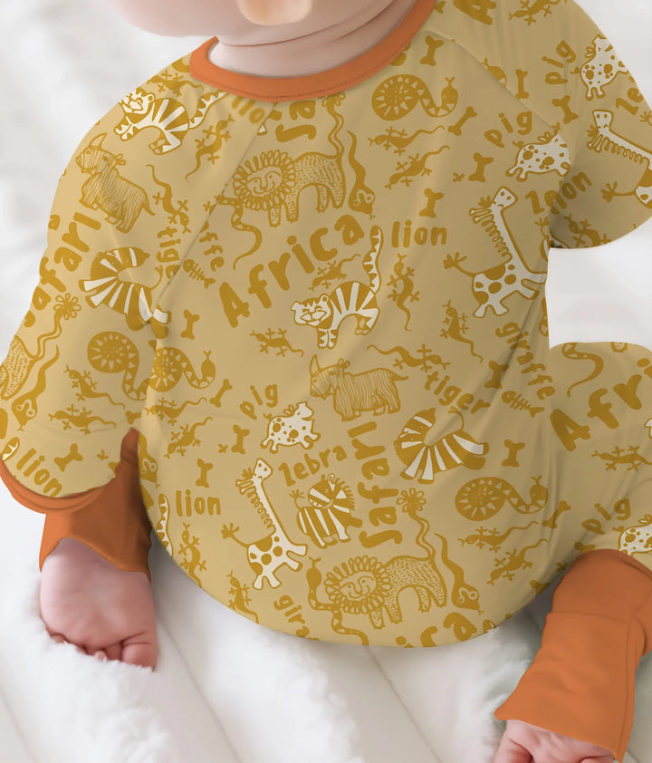 Gerippte Babykleidung mit individuellem Foto - Weich &amp; Skizzenhaft