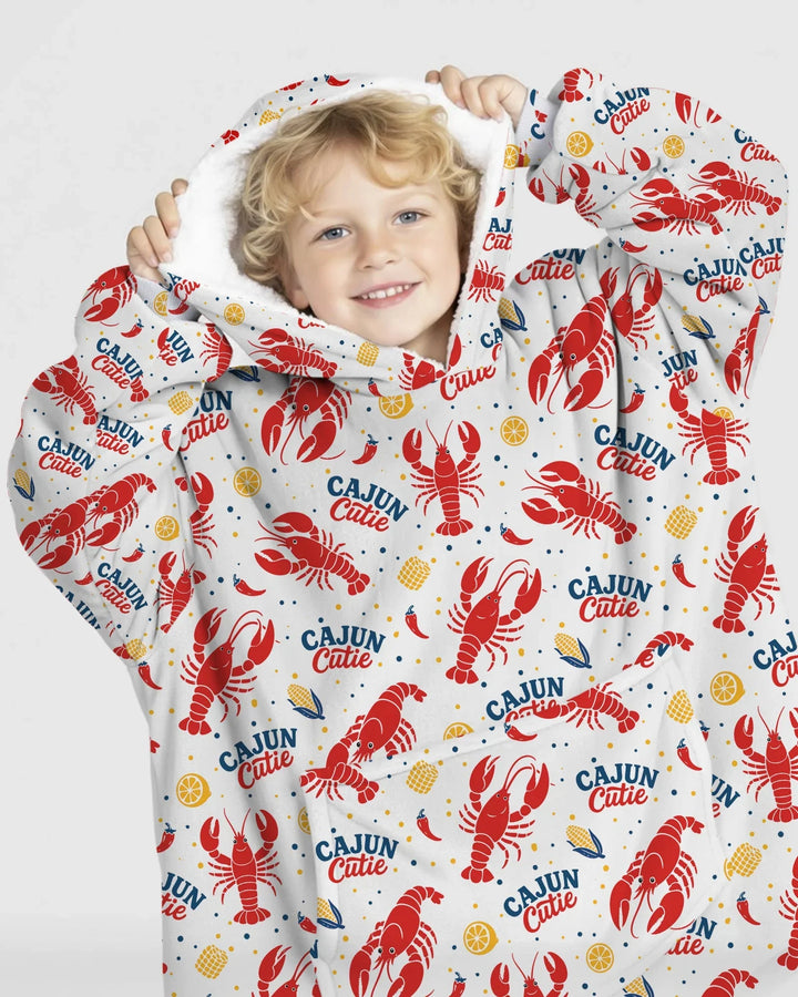 Cajun Cutie Tragbarer Bambus-Deckenhoodie