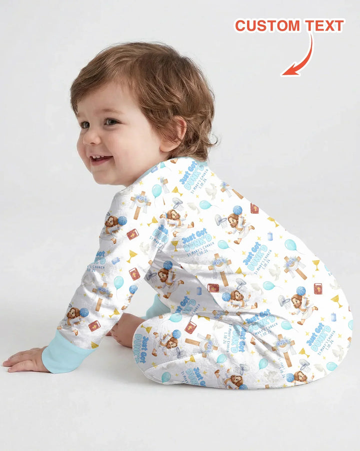Gerippte Babykleidung mit individuellem Foto - Weich &amp; Skizzenhaft
