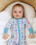 Gerippte Babykleidung mit individuellem Foto - Weich &amp; Skizzenhaft