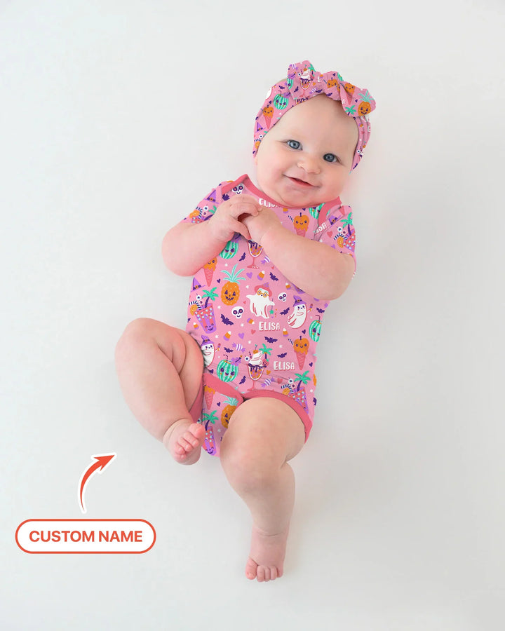 Gerippte Babykleidung mit individuellem Foto - Weich &amp; Skizzenhaft