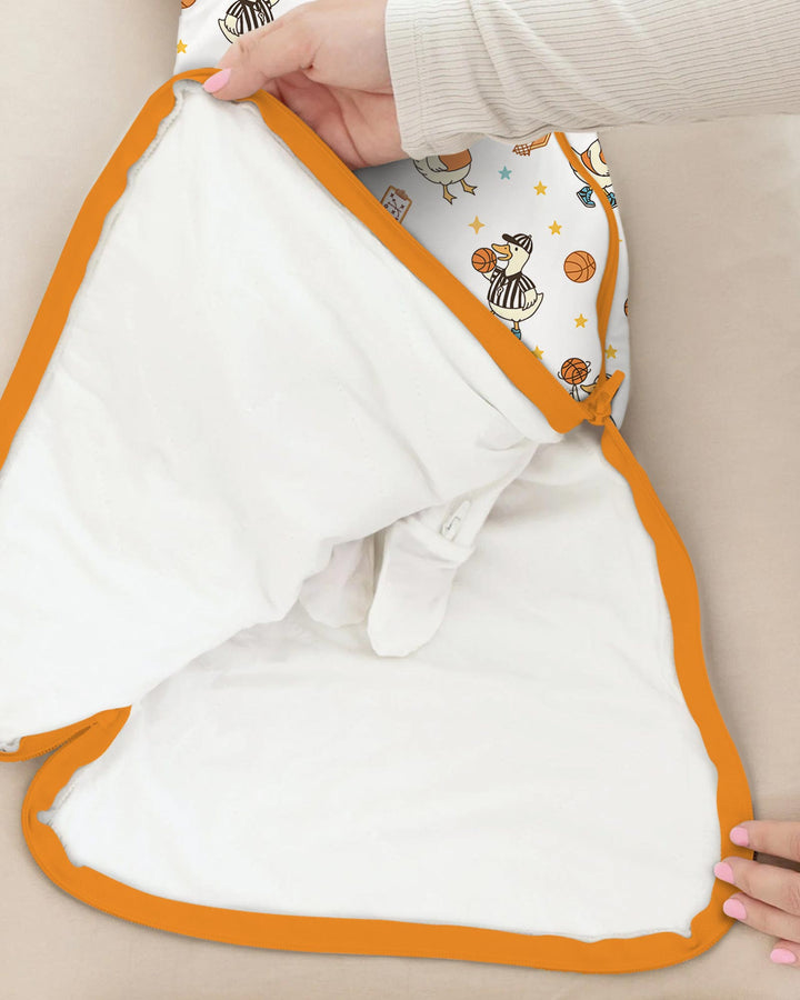 Silly Goose Playing Basketball Bamboo Sleep Bag