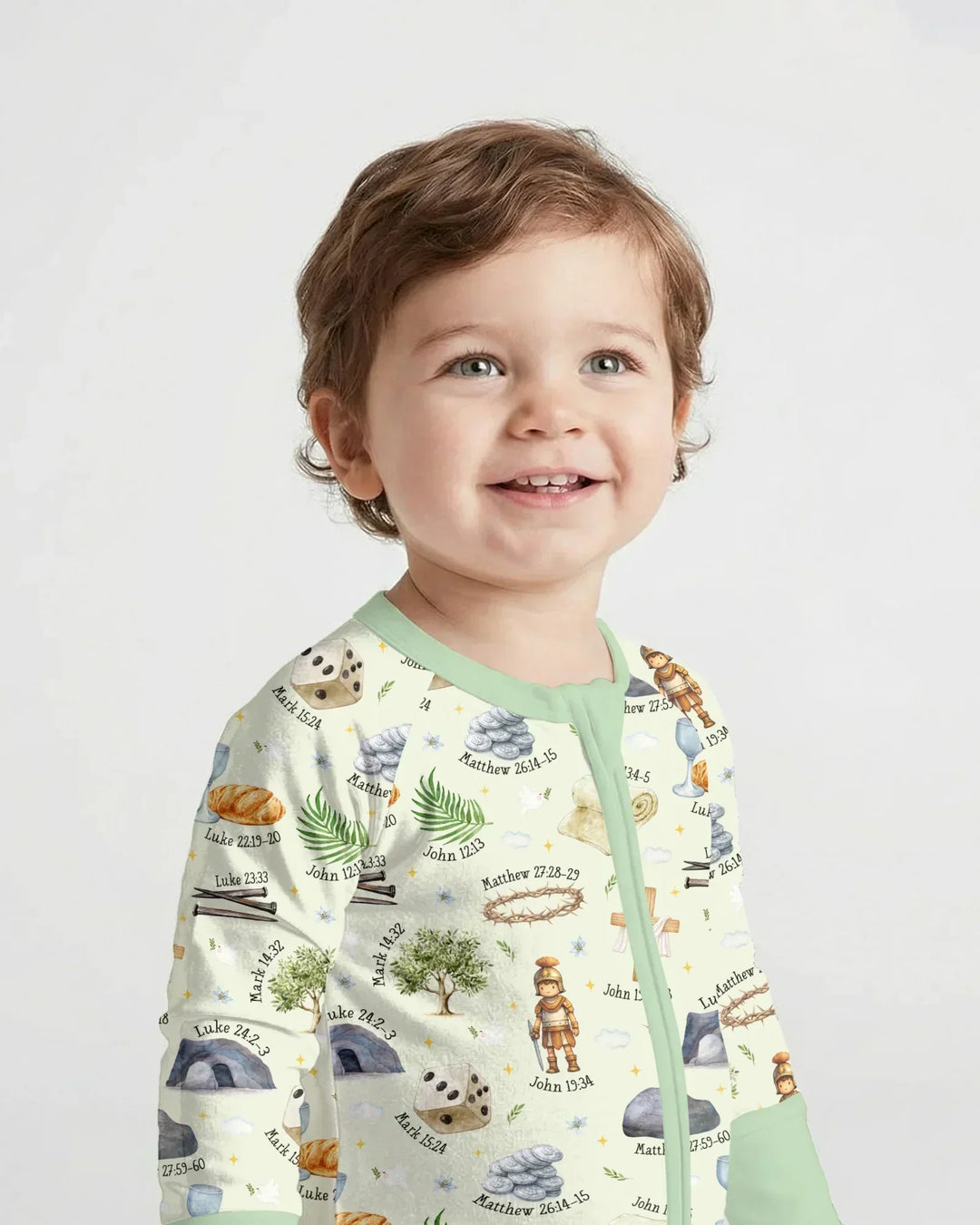 Gerippte Babykleidung mit individuellem Foto - Weich &amp; Skizzenhaft