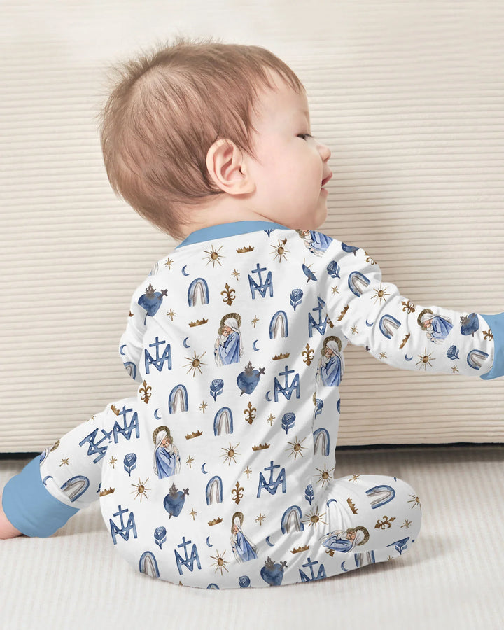 Gerippte Babykleidung mit individuellem Foto - Weich &amp; Skizzenhaft
