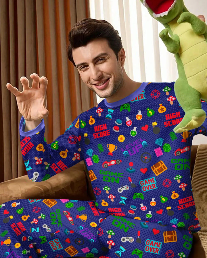 Vorlage Herren-Pyjama-Set