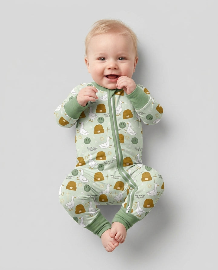 Jesus Loves You Silly Goose Bamboo Convertible Zippy