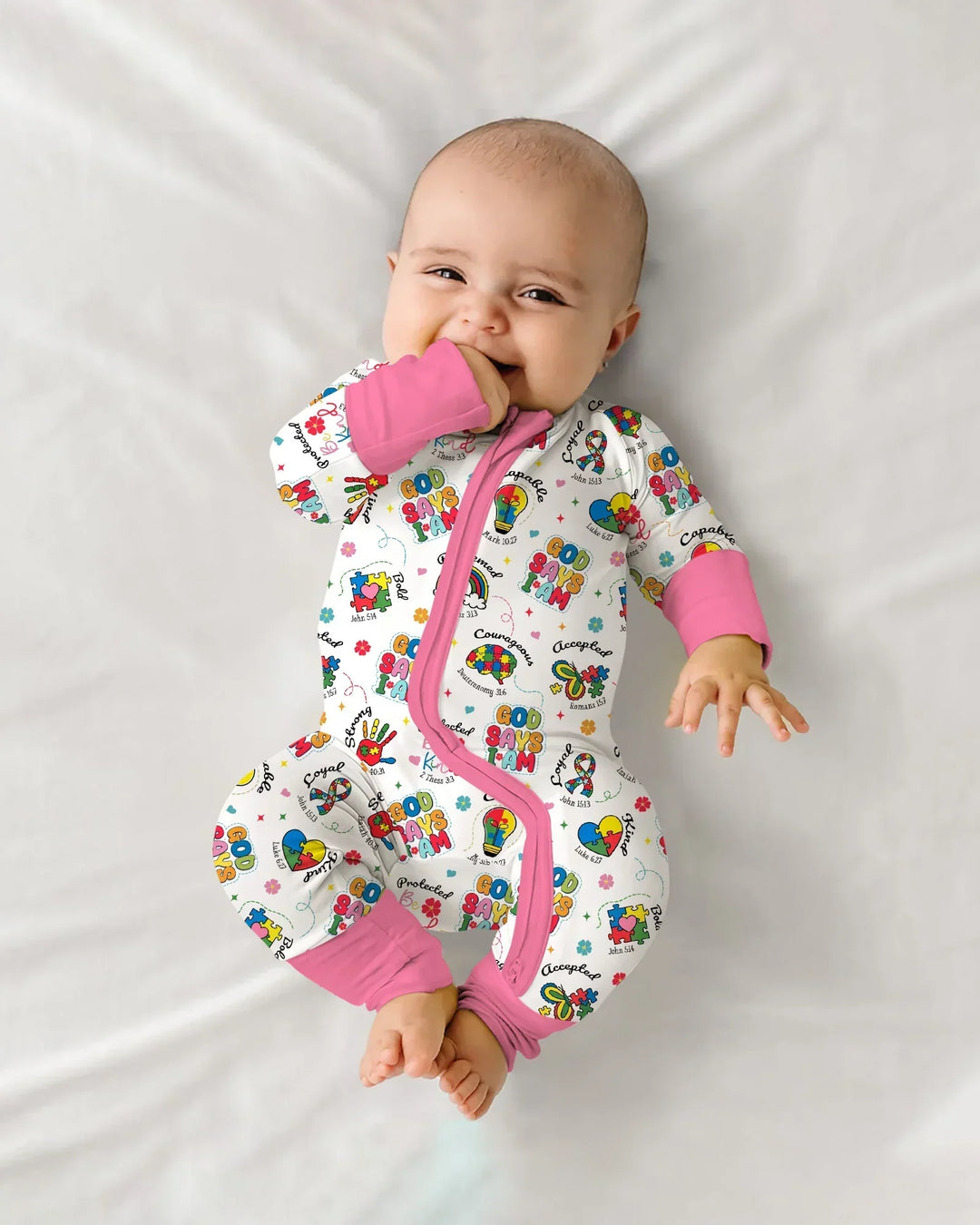 Gerippte Babykleidung mit individuellem Foto - Weich &amp; Skizzenhaft