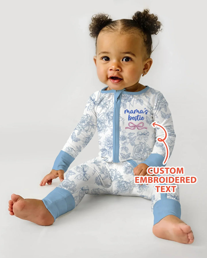 Gerippte Babykleidung mit individuellem Foto - Weich &amp; Skizzenhaft