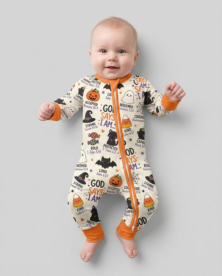 Halloween God Says I Am Bamboo Convertible Zippy