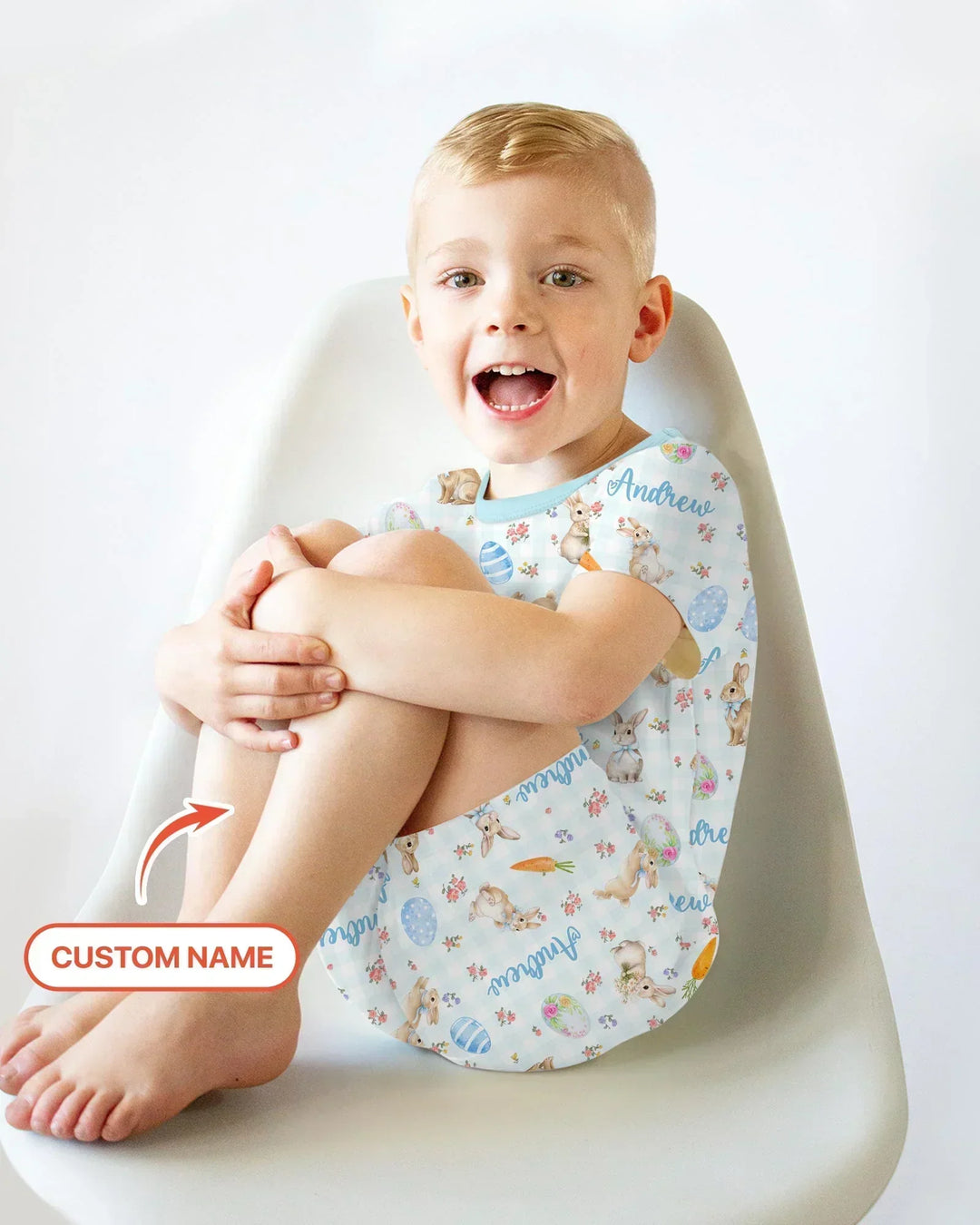 Zweiteiliges Pyjama-Set mit kurzen Ärmeln und Shorts im Sommer-Design