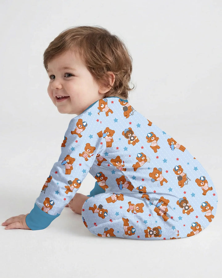 Born To Play Baseball Bamboo Convertible Zippy