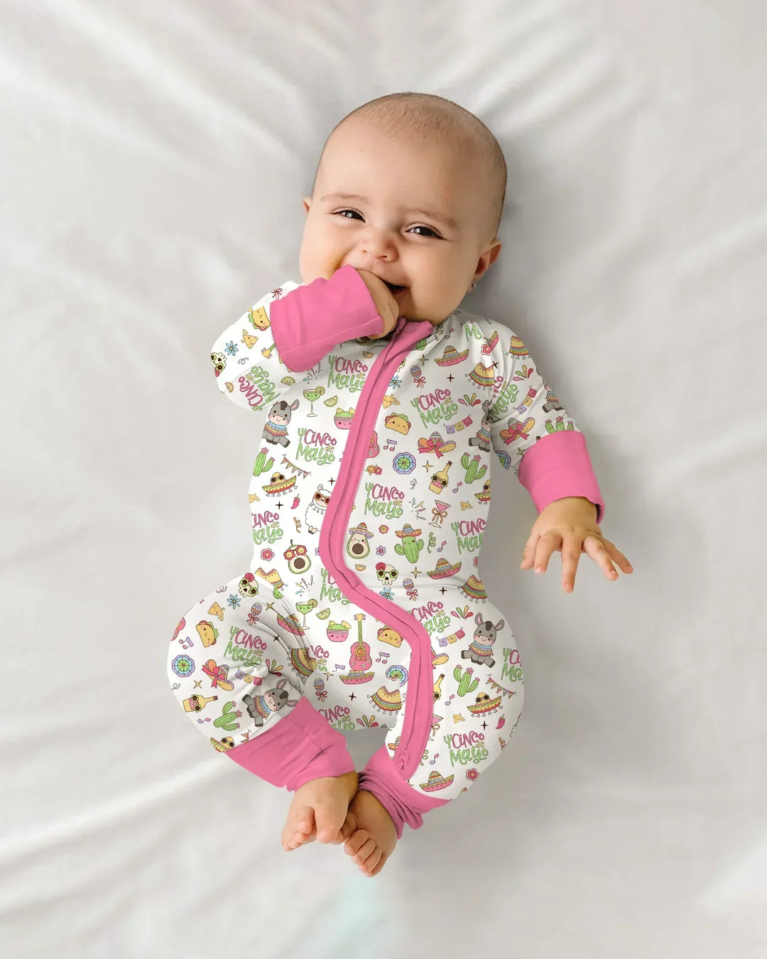 Gerippte Babykleidung mit individuellem Foto - Weich &amp; Skizzenhaft