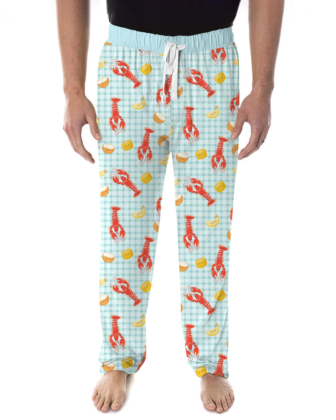 Preppy Crawfish Season Bamboo Men's Pajama Set