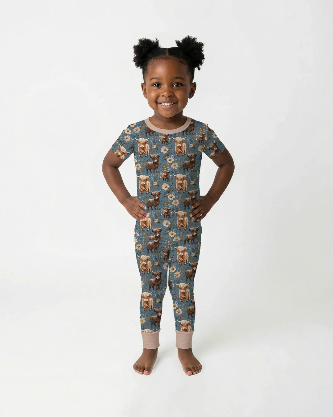 Zweiteiliges, kurzärmliges Pyjama-Set mit Marienkäfern