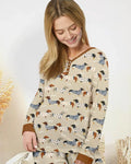 Cute Wieners Bamboo Women Pajama Set