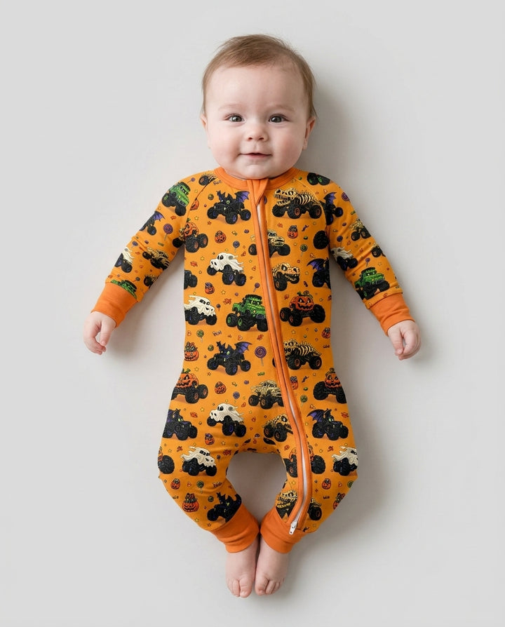 Spooky Monster Truck Bamboo Convertible Zippy