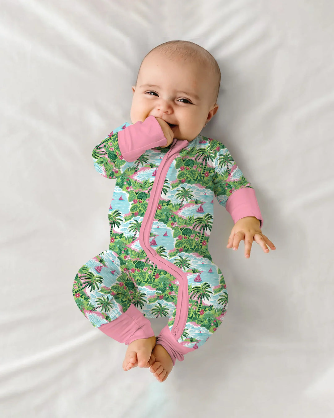 Gerippte Babykleidung mit individuellem Foto - Weich &amp; Skizzenhaft
