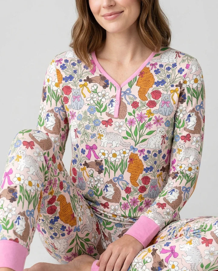 Vorlage Bambus Damen Pyjama Set