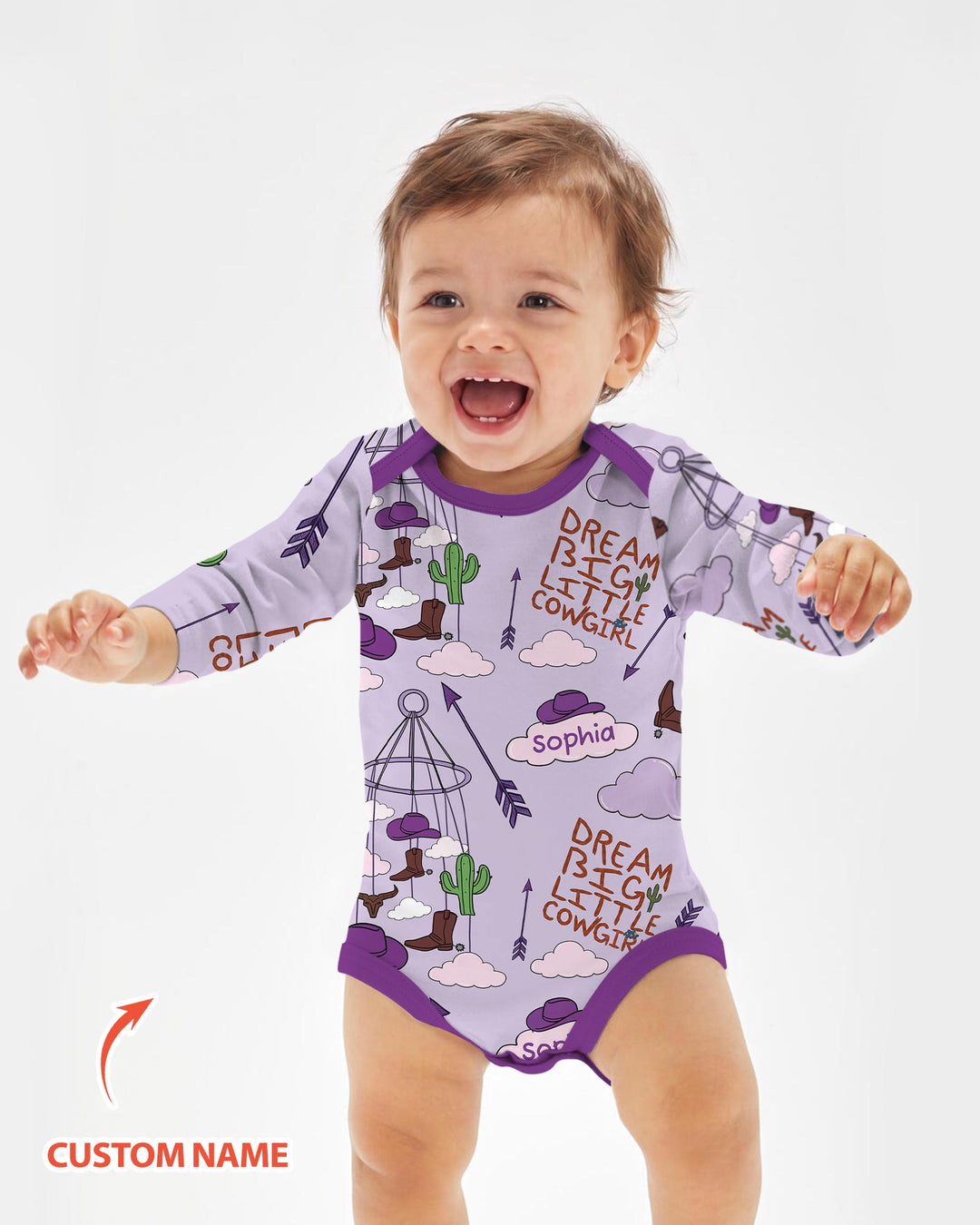 Gerippte Babykleidung mit individuellem Foto - Weich &amp; Skizzenhaft