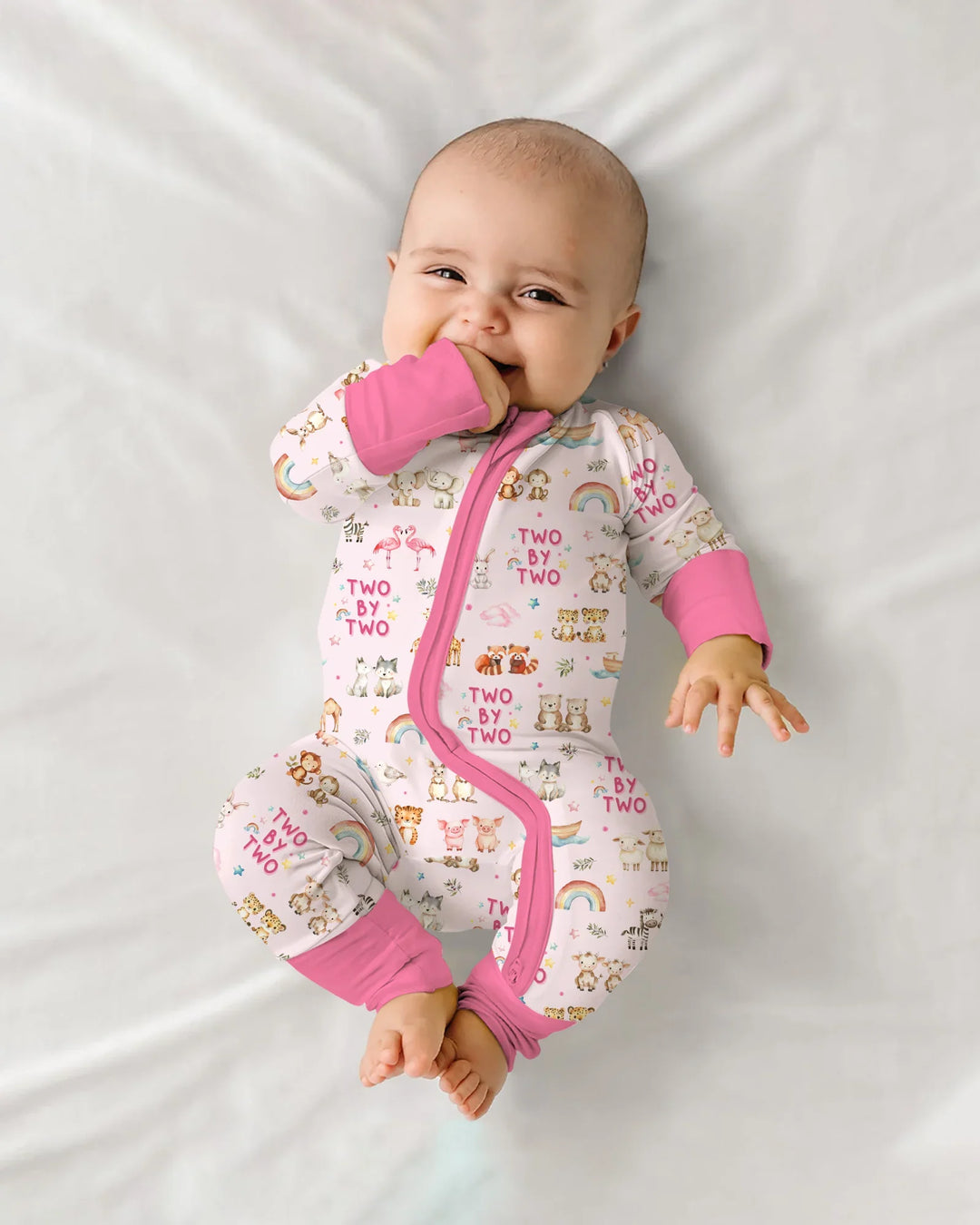 Gerippte Babykleidung mit individuellem Foto - Weich &amp; Skizzenhaft