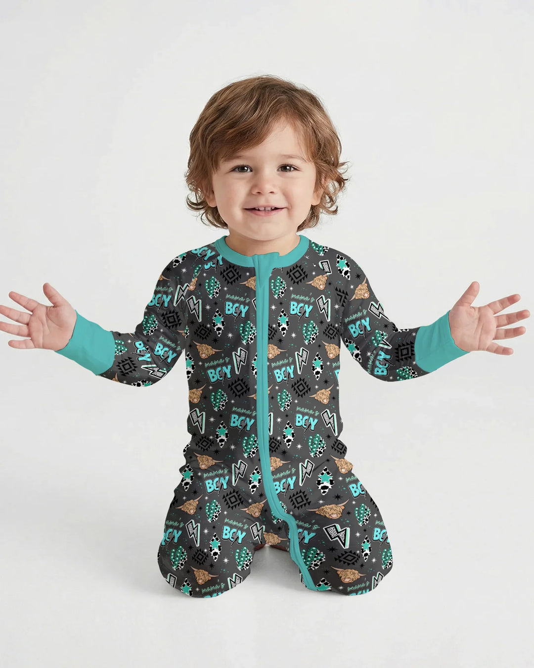 Gerippte Babykleidung mit individuellem Foto - Weich &amp; Skizzenhaft