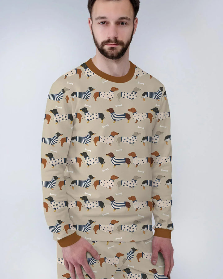 Vorlage Herren-Pyjama-Set