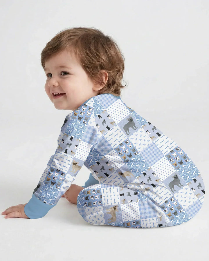 Gerippte Babykleidung mit individuellem Foto - Weich &amp; Skizzenhaft