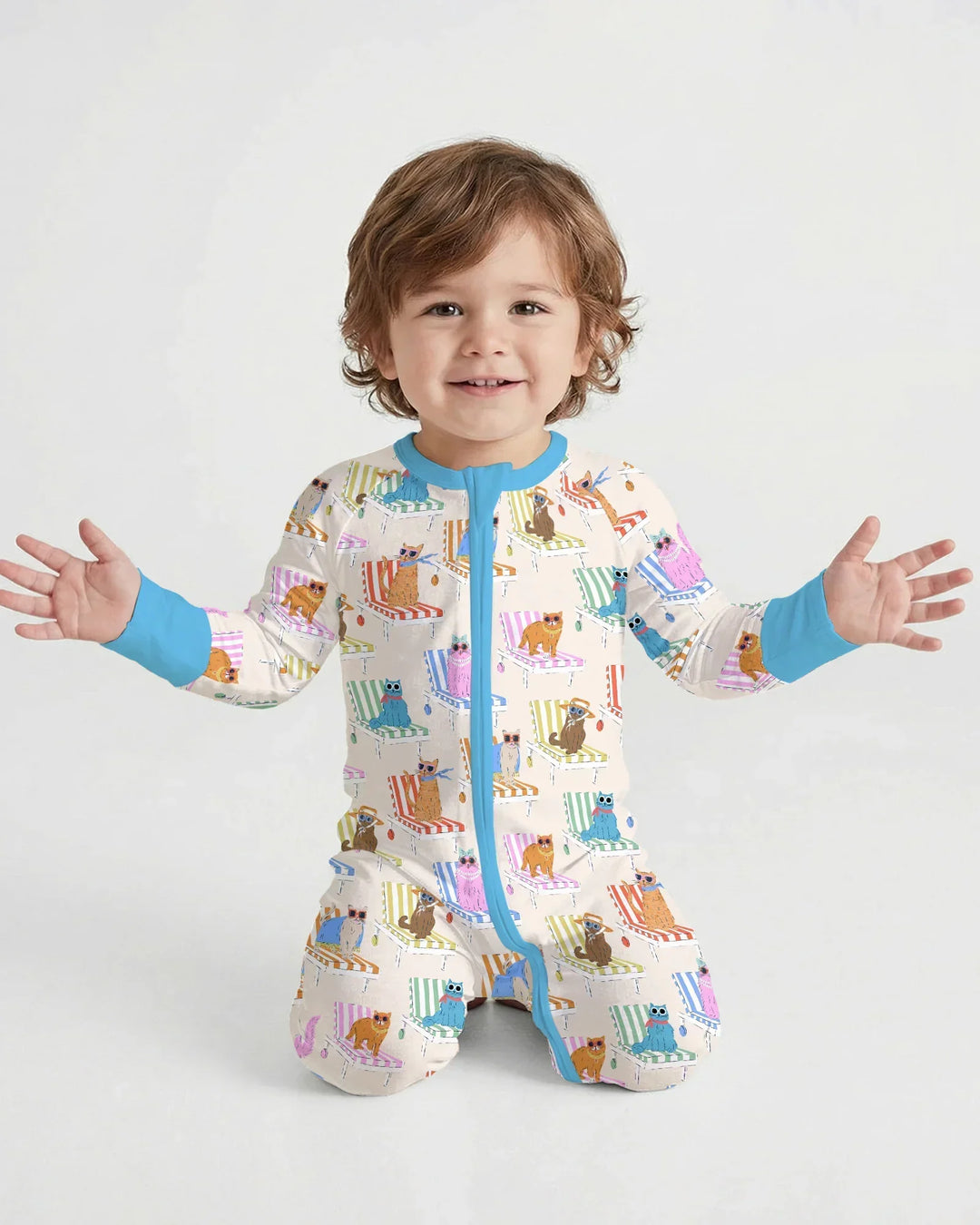 Gerippte Babykleidung mit individuellem Foto - Weich &amp; Skizzenhaft