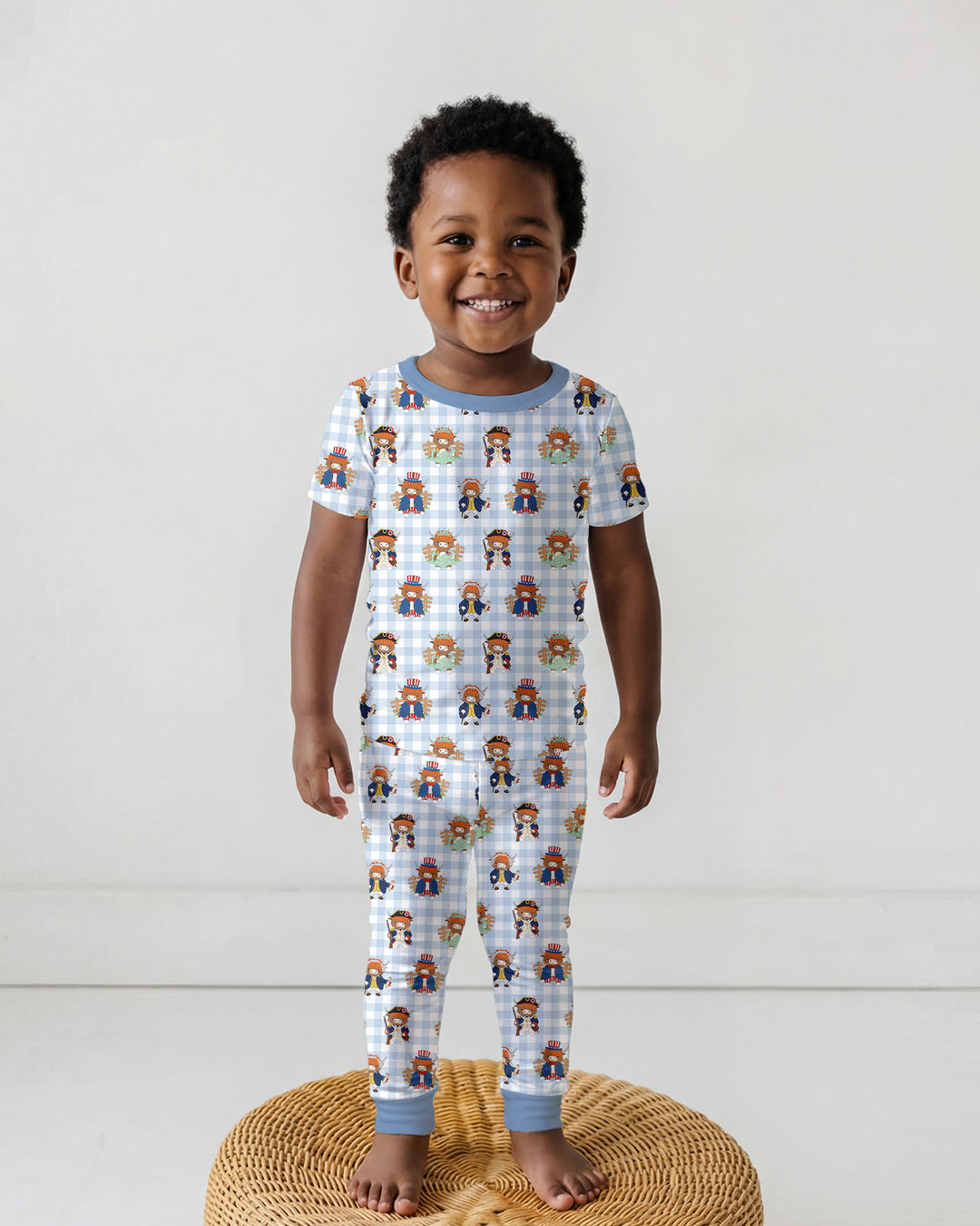 Zweiteiliges, kurzärmliges Pyjama-Set mit Marienkäfern