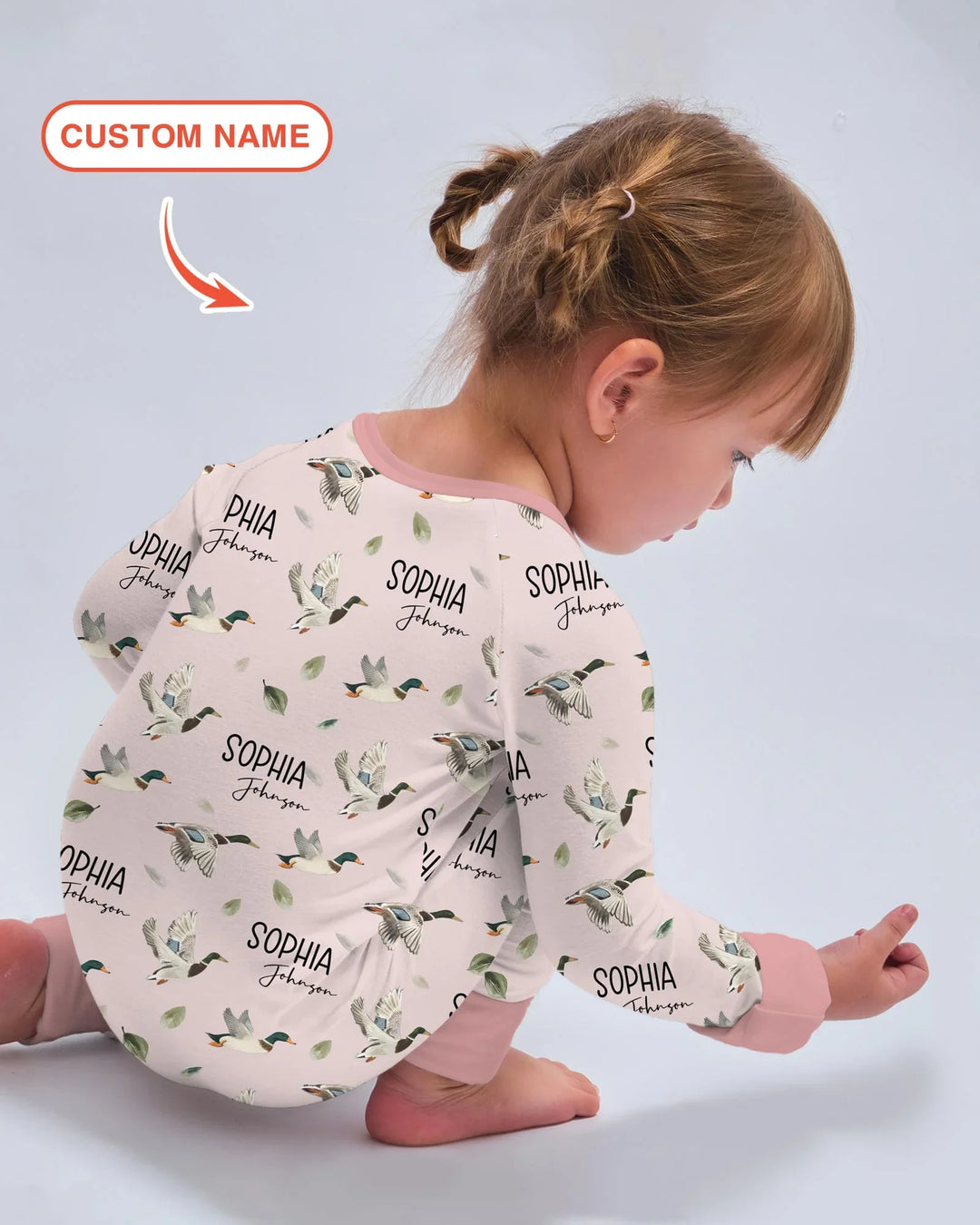 Gerippte Babykleidung mit individuellem Foto - Weich &amp; Skizzenhaft