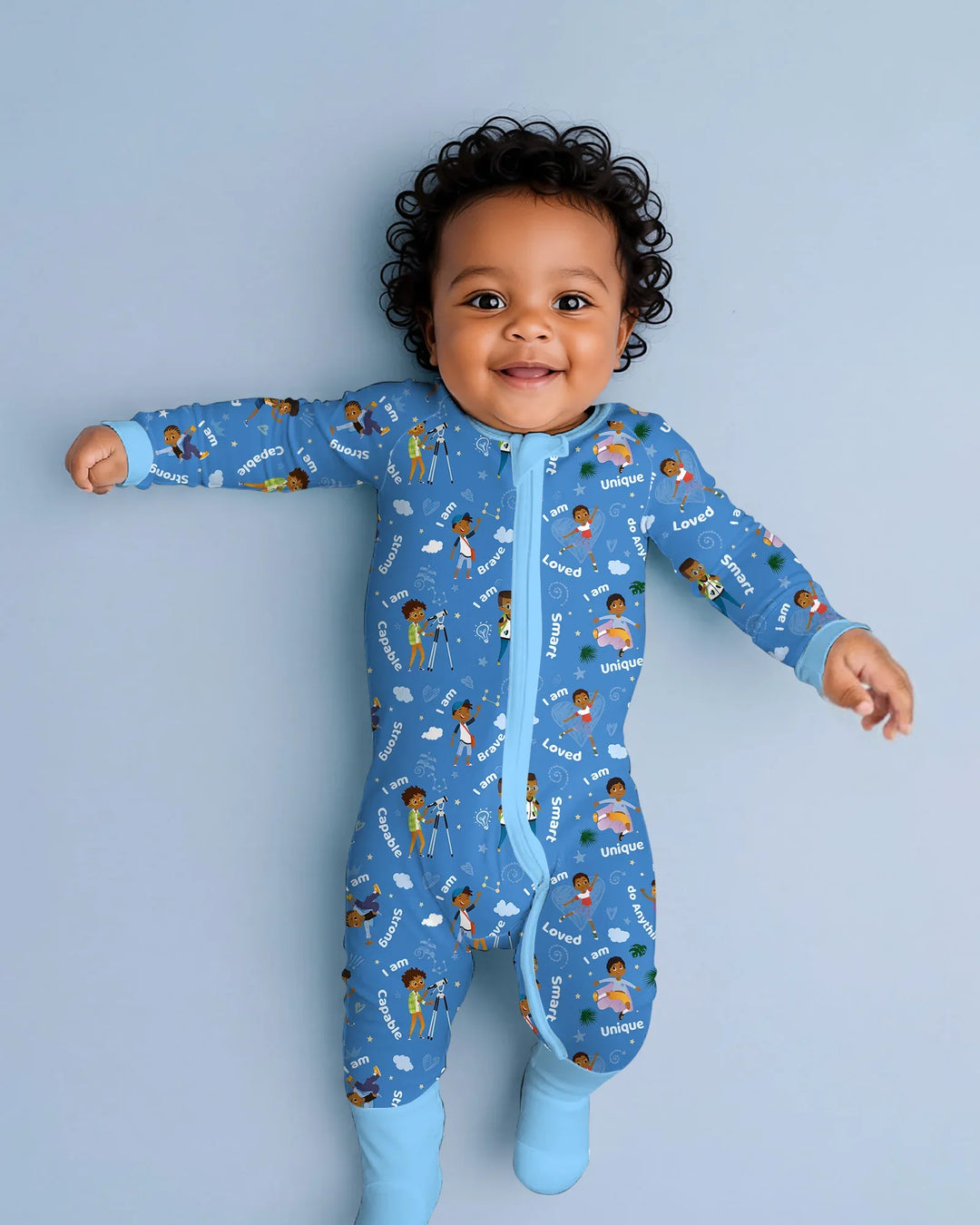 Gerippte Babykleidung mit individuellem Foto - Weich &amp; Skizzenhaft