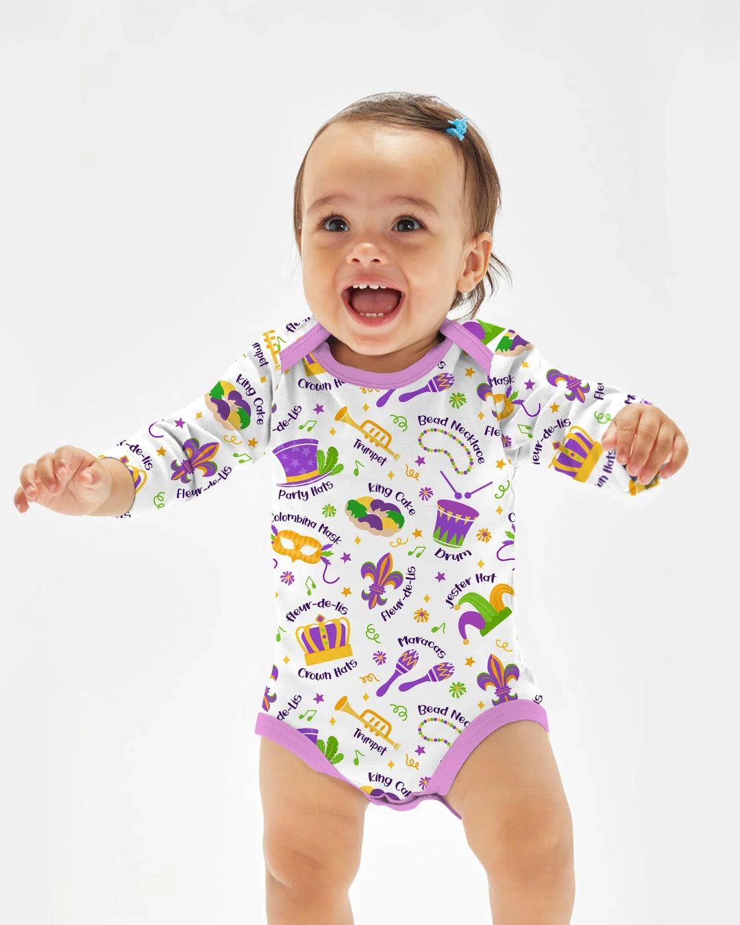 Gerippte Babykleidung mit individuellem Foto - Weich &amp; Skizzenhaft