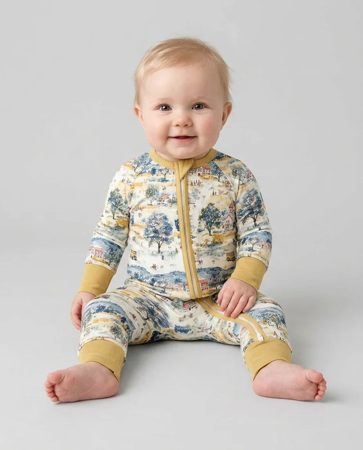 Gerippte Babykleidung mit individuellem Foto - Weich &amp; Skizzenhaft