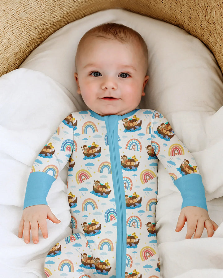 Gerippte Babykleidung mit individuellem Foto - Weich &amp; Skizzenhaft
