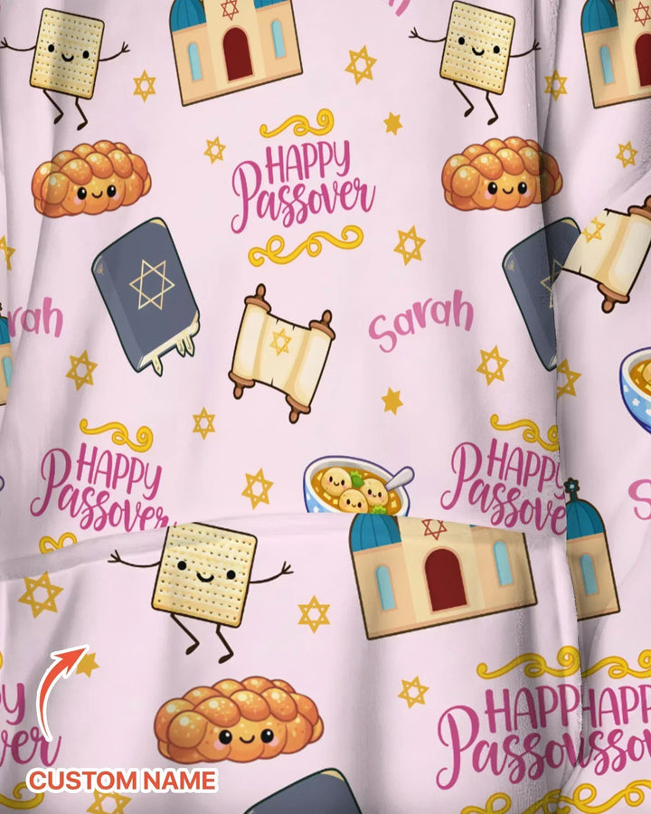 Personalisierbarer „Pesach Sameach“ Bambus-Deckenpullover
