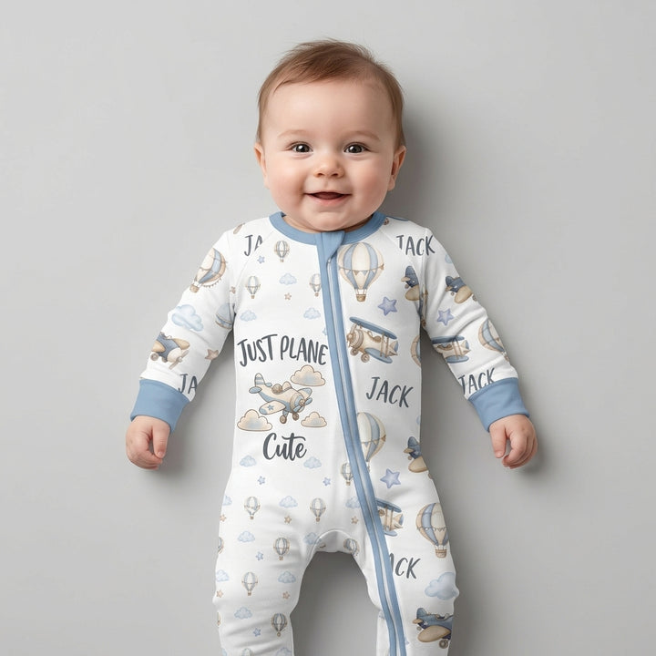 Custom Name Just Plane Cute Bamboo Convertible Zippy