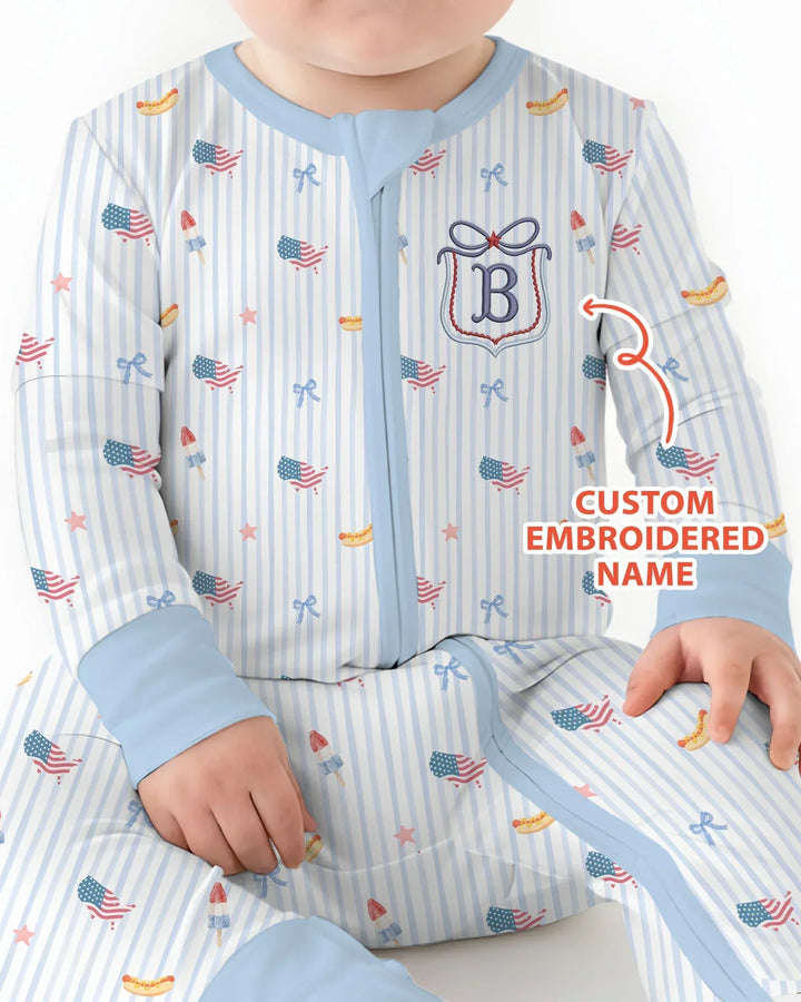 Gerippte Babykleidung mit individuellem Foto - Weich &amp; Skizzenhaft