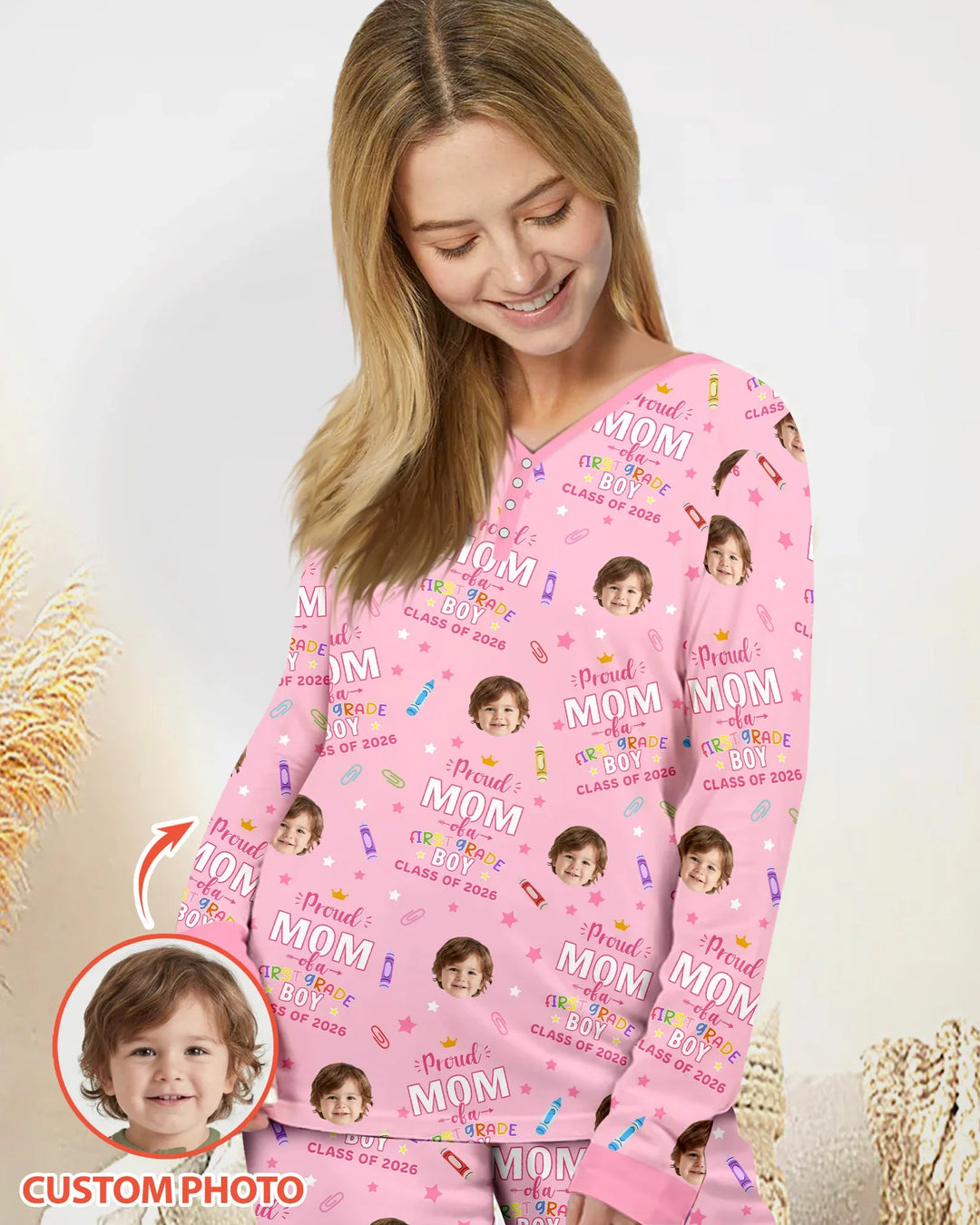Vorlage Bambus Damen Pyjama Set