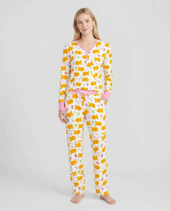 Vorlage Bambus Damen Pyjama Set