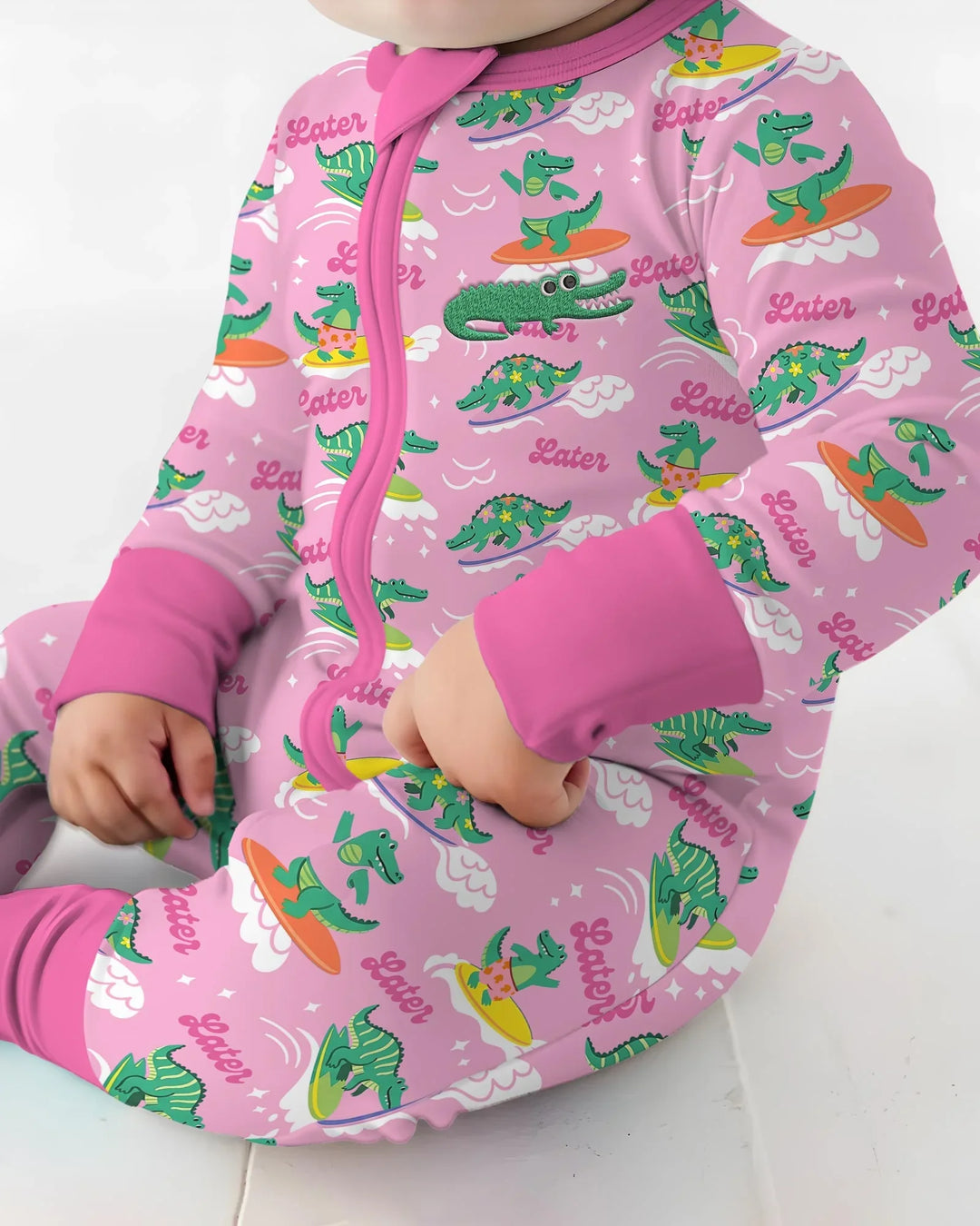 Gerippte Babykleidung mit individuellem Foto - Weich &amp; Skizzenhaft