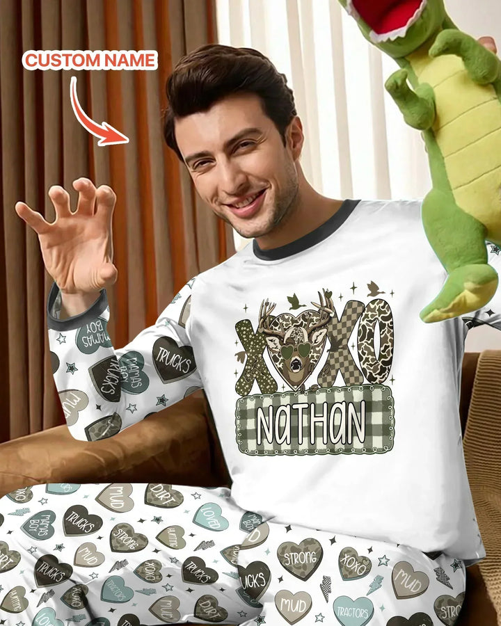 Vorlage Benutzerdefiniertes Herren-Pyjama-Set