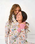 Damen-Pyjama-Set „Wunderliche Katzenparade“