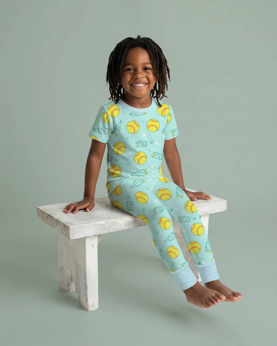 Zweiteiliges, kurzärmliges Pyjama-Set mit Marienkäfern