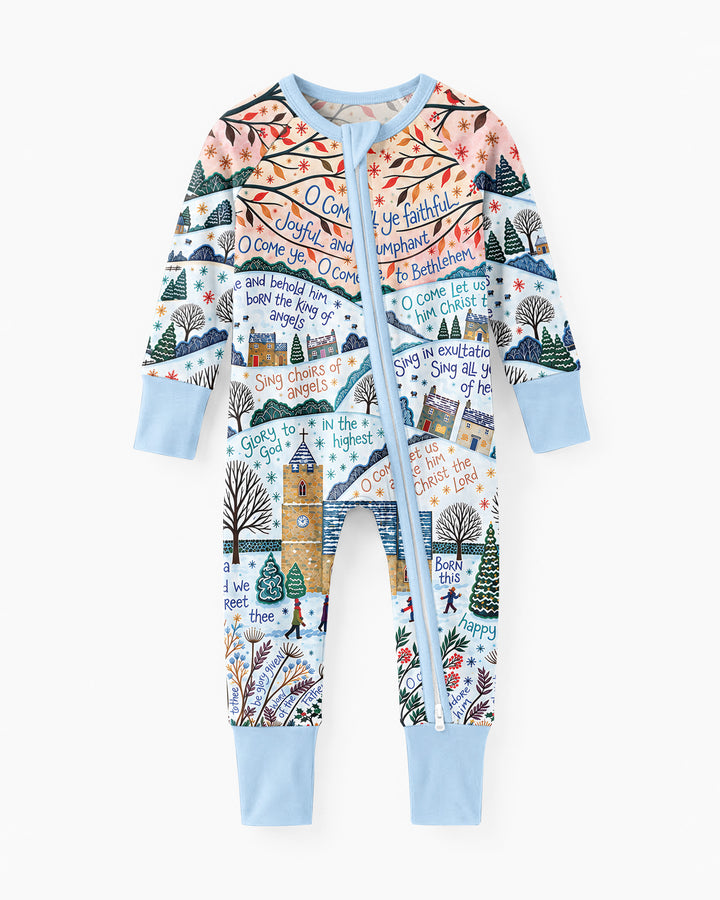 Oh Come Let Us Adore Him Bamboo Convertible Zippy