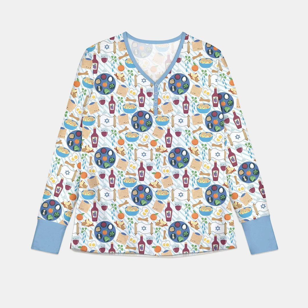 Vorlage für individuelles Damen-Pyjama-Set