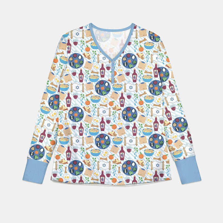 Vorlage für individuelles Damen-Pyjama-Set