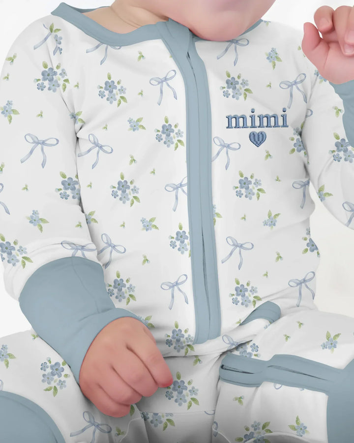 Gerippte Babykleidung mit individuellem Foto - Weich &amp; Skizzenhaft