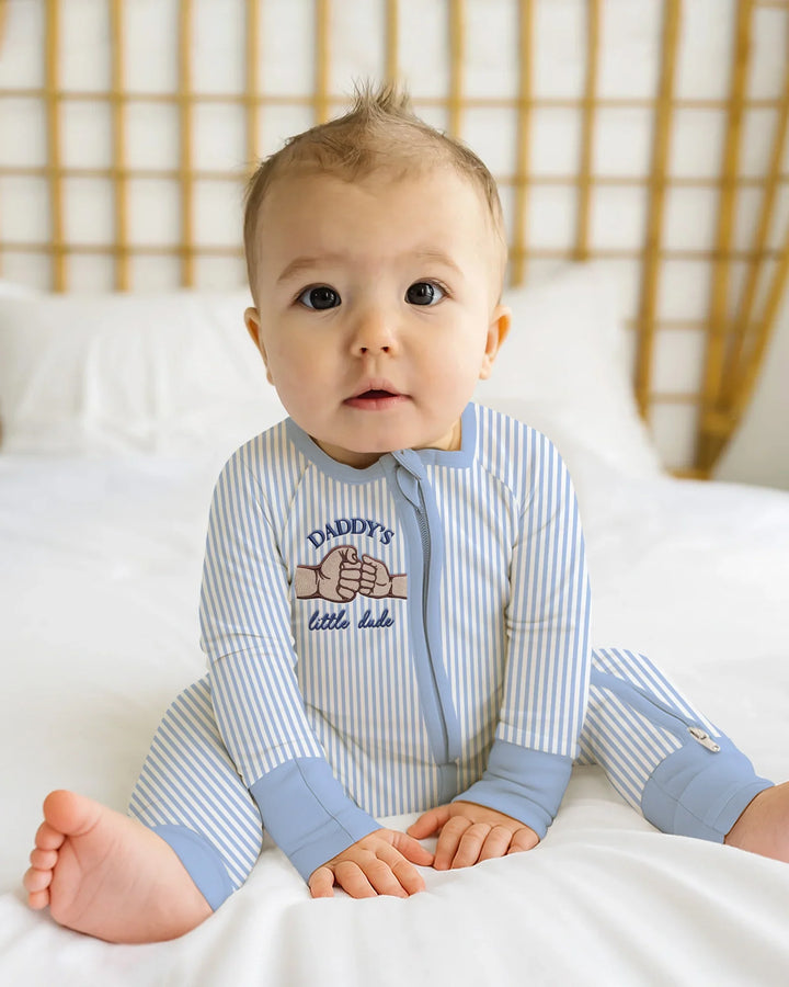 Embroidered Daddy's Little  Bamboo Convertible Zippy