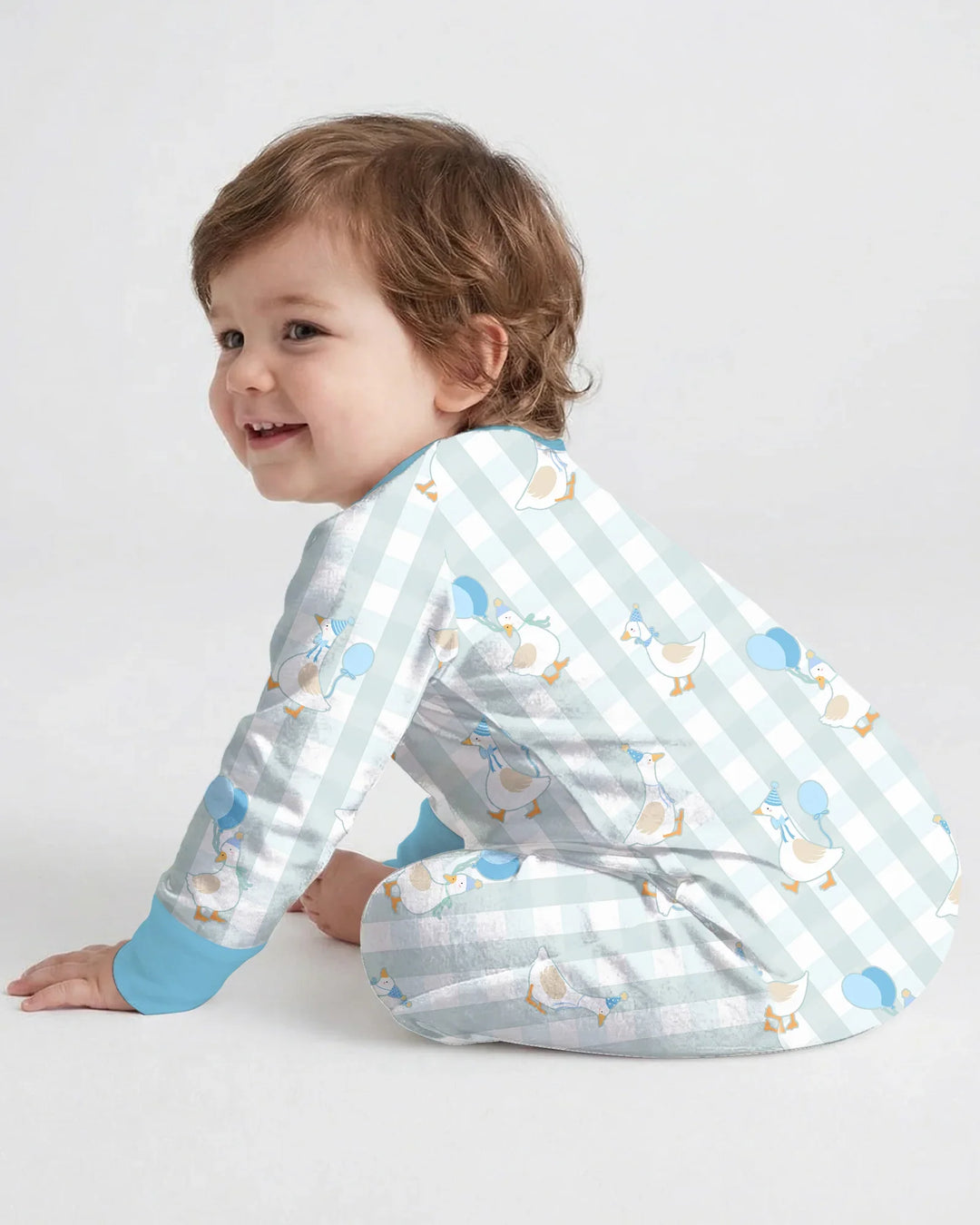 Gerippte Babykleidung mit individuellem Foto - Weich &amp; Skizzenhaft