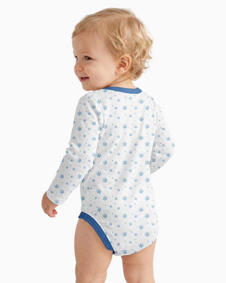 Snow Baby Christmas Bamboo Bodysuit